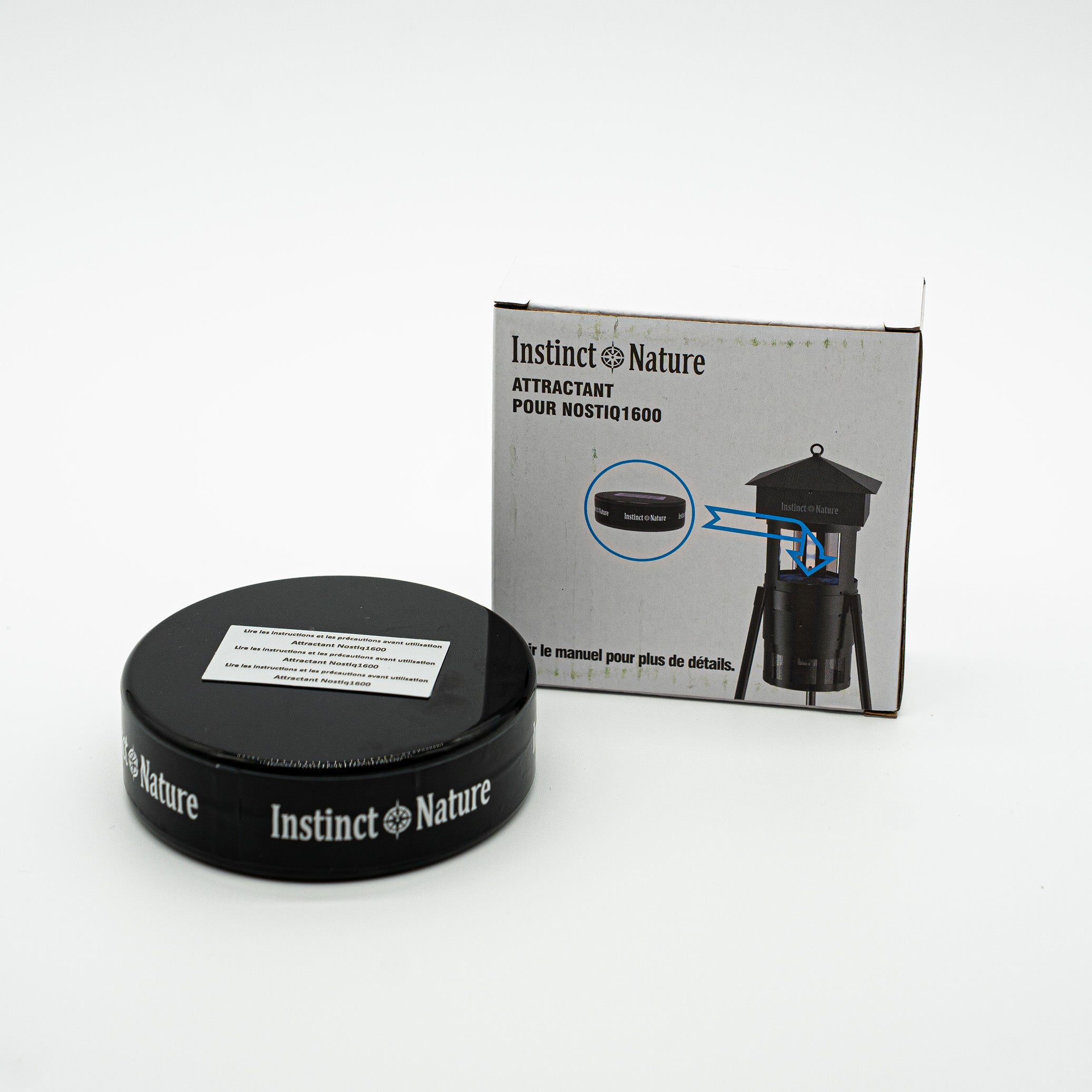 NoStiq 1600 - Piège à Moustique 3 en 1 + 4 attractants