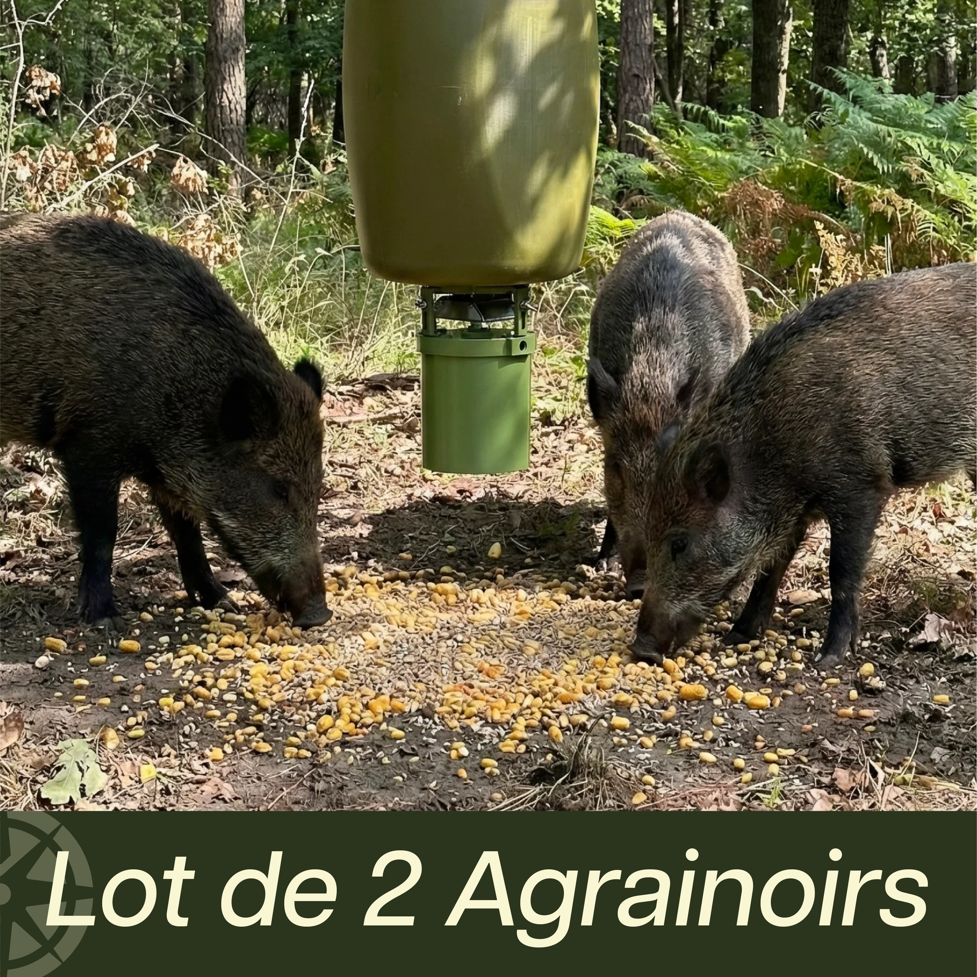 Lot de 2 Agrainoirs Automatiques - Cévennes